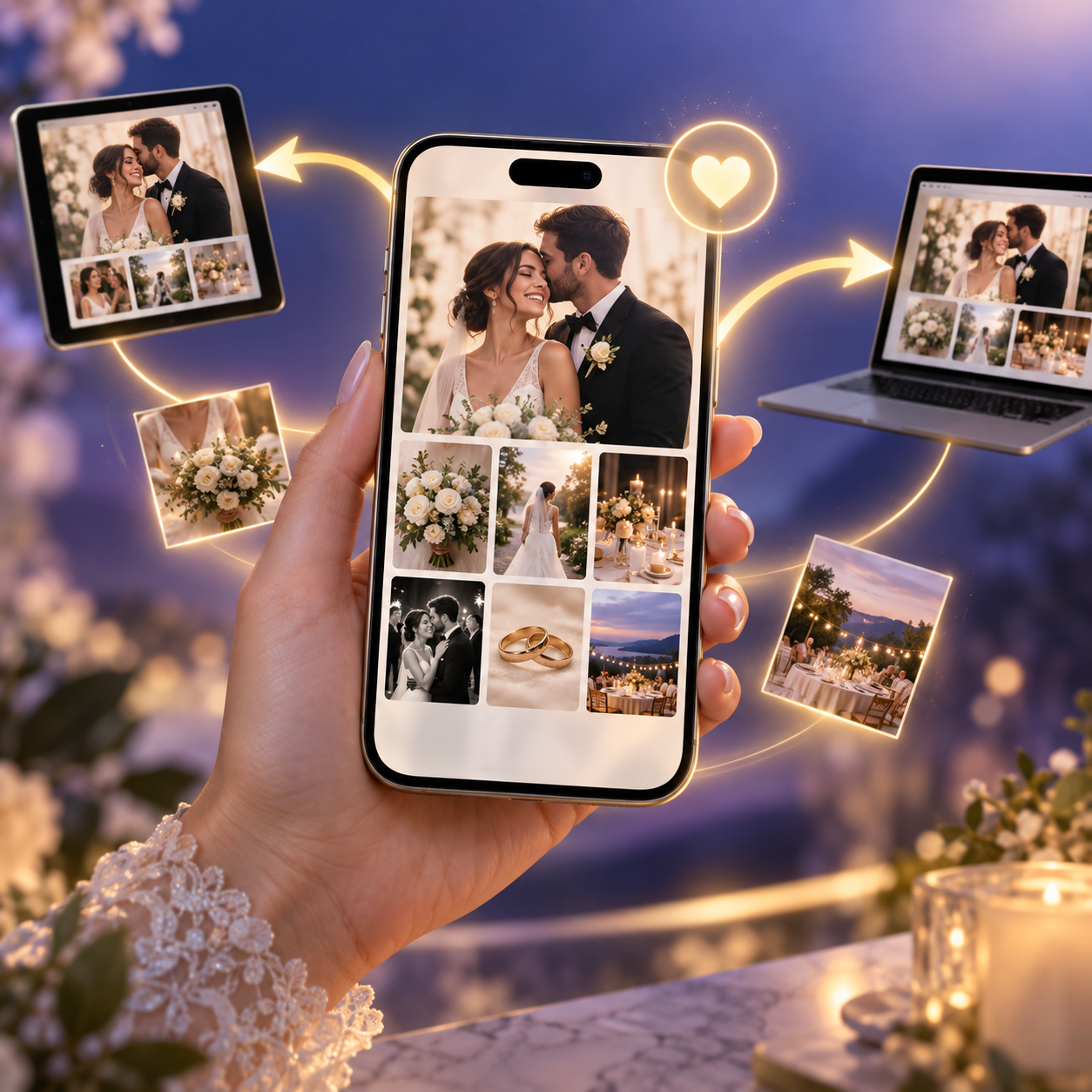 A personal photo gallery ready to share on any device
